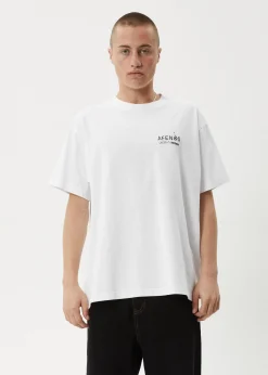 T-Shirts<Afends Mind Over  - Heavyweight Boxy Tee White
