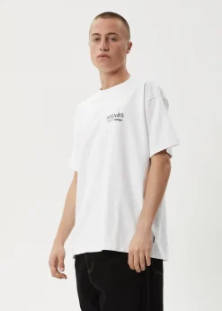 T-Shirts<Afends Mind Over  - Heavyweight Boxy Tee White