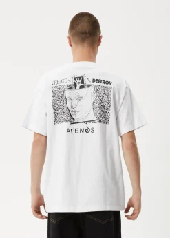 T-Shirts<Afends Mind Over  - Heavyweight Boxy Tee White
