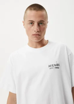 T-Shirts<Afends Mind Over  - Heavyweight Boxy Tee White