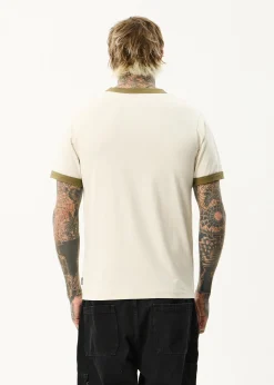 T-Shirts<Afends Mix Up  - Ringer Tee Moonbeam