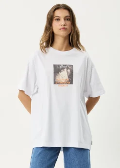 Tees & Shirts<Afends Modern Energy  - Oversized Tee White