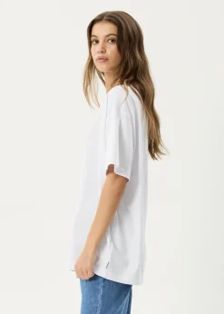 Tees & Shirts<Afends Modern Energy - Oversized Tee White