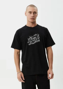 T-Shirts<Afends Moments - Boxy Tee Black