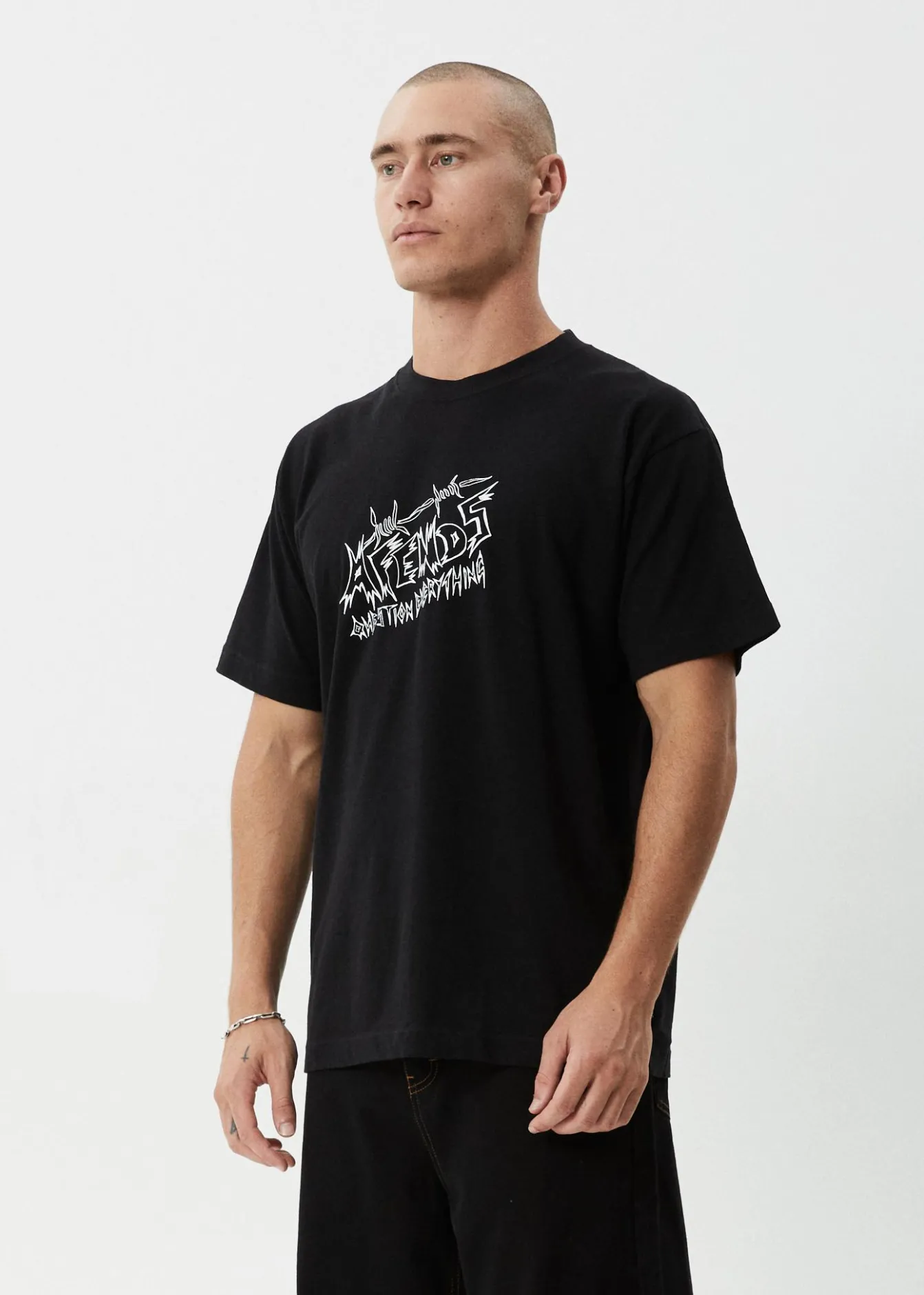 T-Shirts<Afends Moments - Boxy Tee Black