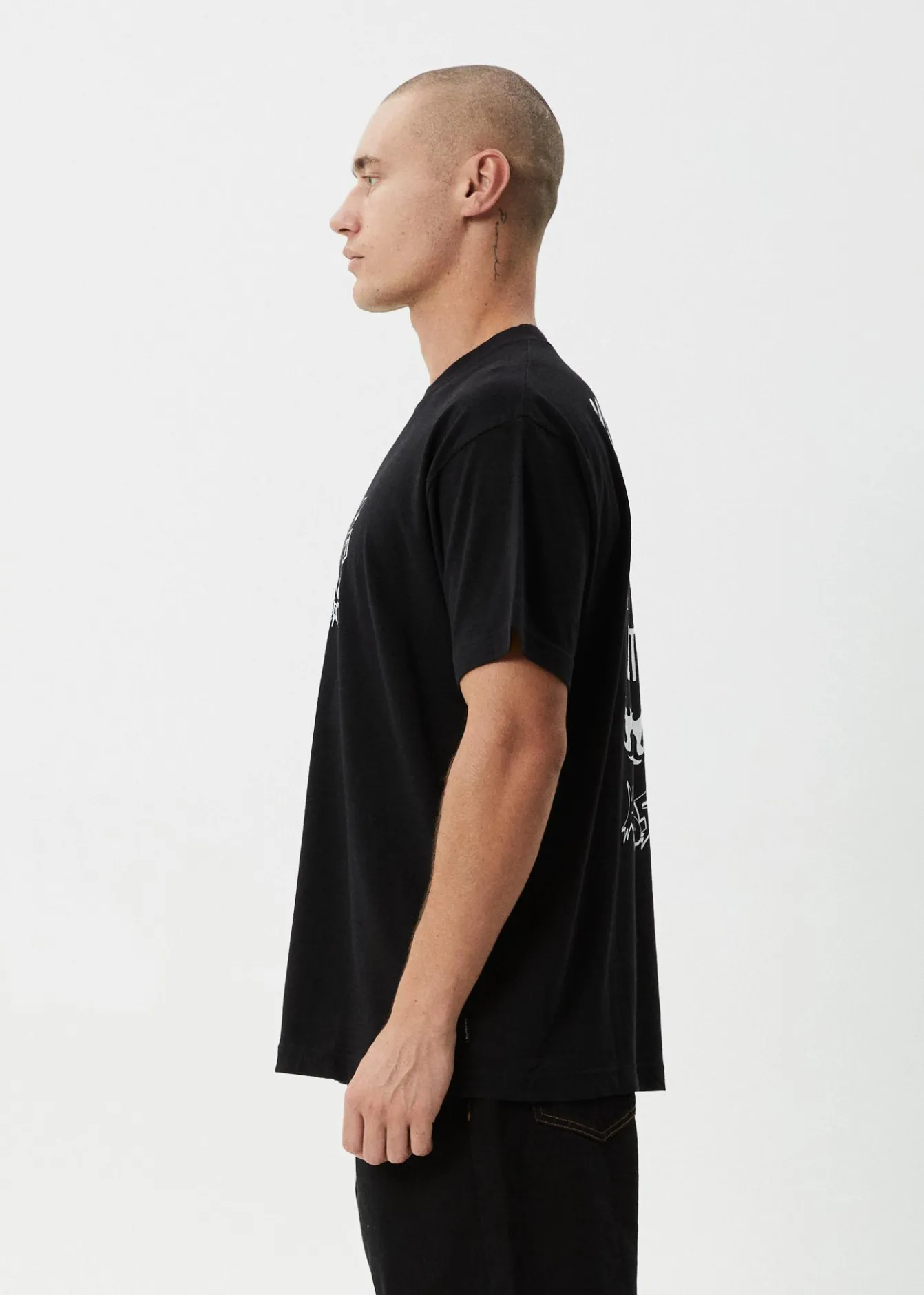 T-Shirts<Afends Moments - Boxy Tee Black