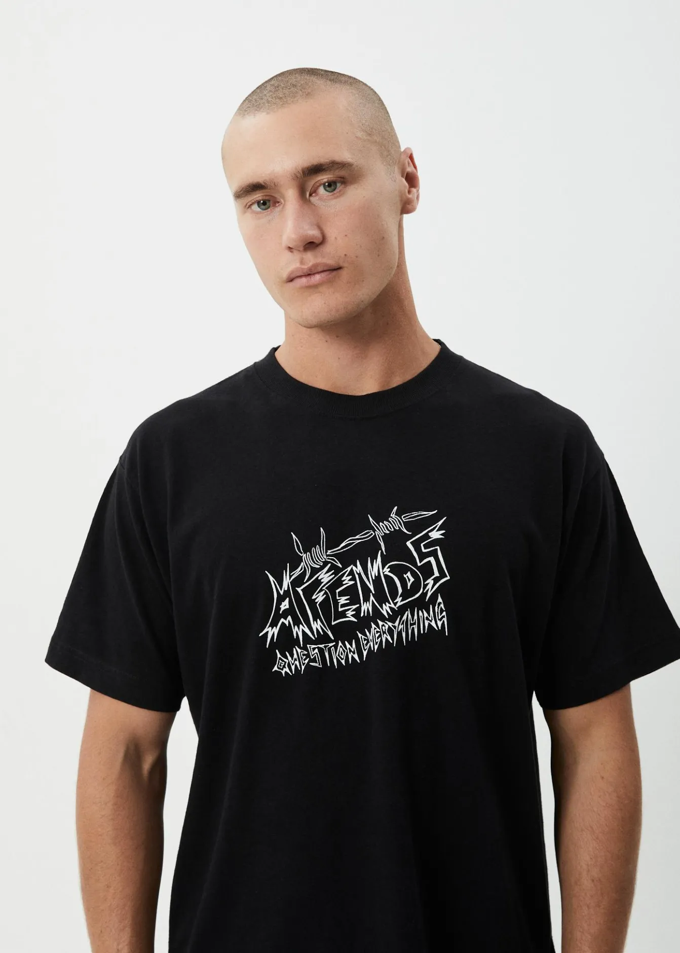 T-Shirts<Afends Moments - Boxy Tee Black