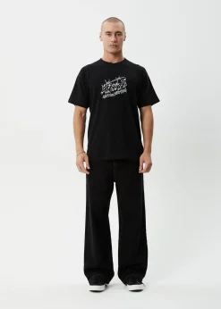 T-Shirts<Afends Moments - Boxy Tee Black
