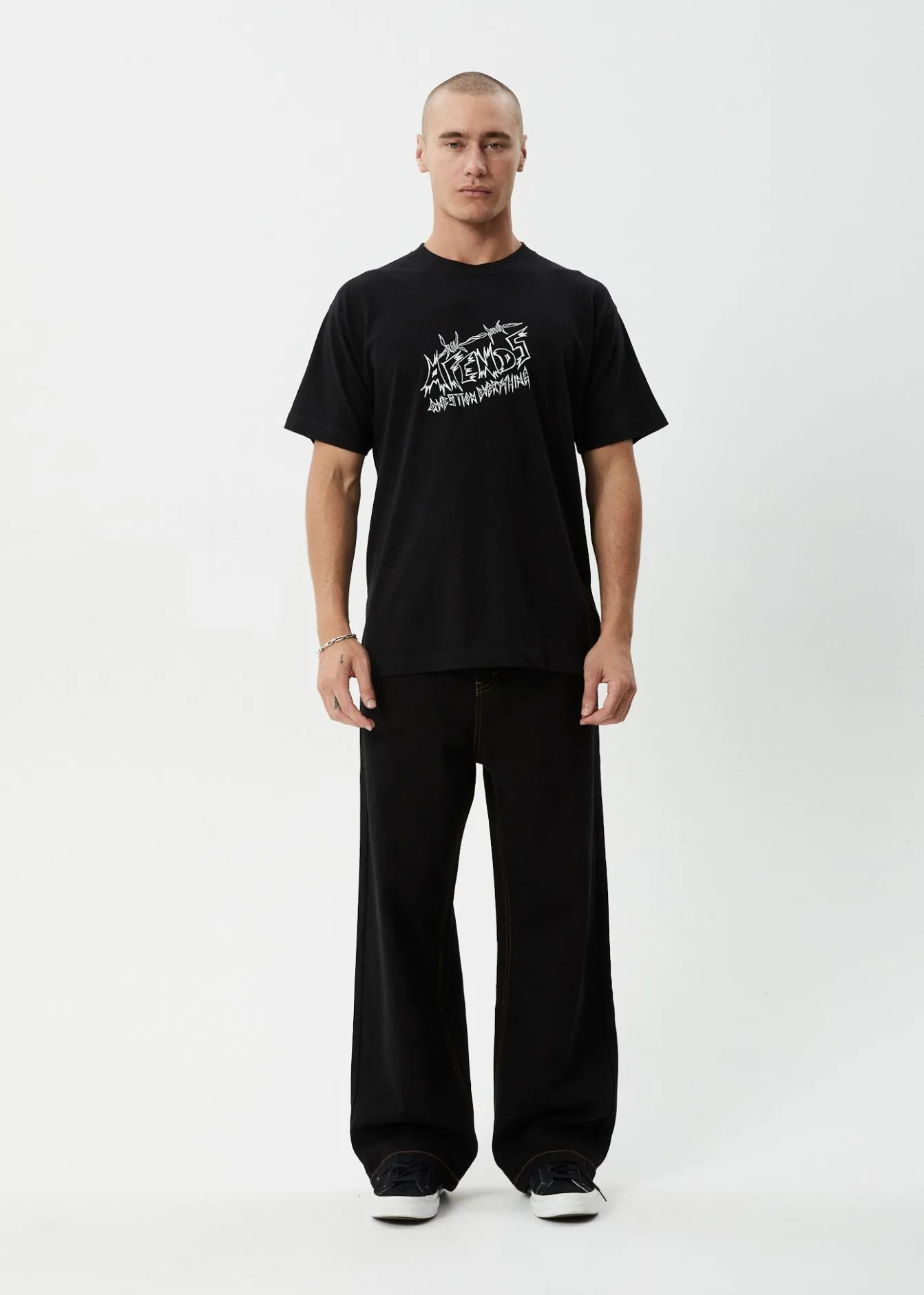 T-Shirts<Afends Moments - Boxy Tee Black