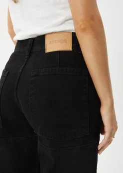 Jeans|Essentials<Afends Moss  - Denim Workwear Jean Washed Black