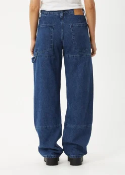 Jeans|Essentials<Afends Moss  - Denim Workwear Jean Authentic Blue