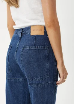 Jeans|Essentials<Afends Moss  - Denim Workwear Jean Authentic Blue