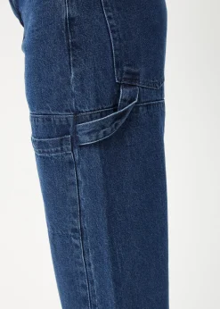 Jeans|Essentials<Afends Moss  - Denim Workwear Jean Authentic Blue