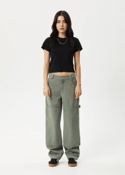 Pants<Afends Moss  - Workwear Pant Olive