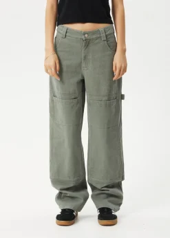 Pants<Afends Moss  - Workwear Pant Olive