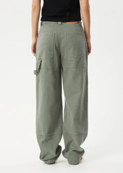 Pants<Afends Moss  - Workwear Pant Olive