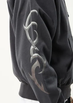 Sweaters & Hoodies<Afends My Tribe  - Boxy Hoodie Charcoal