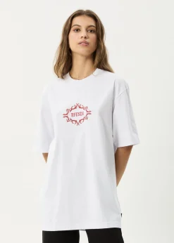 T-Shirts|Tees & Shirts<Afends My Tribe  - Heavyweight Retro Tee White