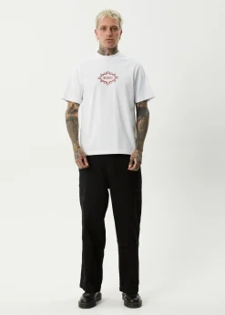 T-Shirts|Tees & Shirts<Afends My Tribe  - Heavyweight Retro Tee White