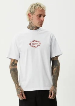 T-Shirts|Tees & Shirts<Afends My Tribe  - Heavyweight Retro Tee White