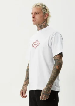 T-Shirts|Tees & Shirts<Afends My Tribe  - Heavyweight Retro Tee White