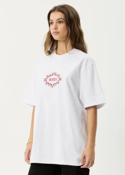 T-Shirts|Tees & Shirts<Afends My Tribe  - Heavyweight Retro Tee White