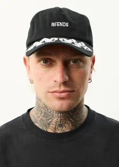 Accessories|Accessories<Afends My Tribe  - Trucker Cap Black