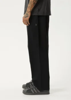 Pants<Afends Ninety Eights  - Elastic Waist Pant Black