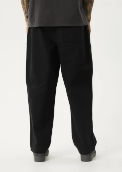 Pants<Afends Ninety Eights  - Elastic Waist Pant Black
