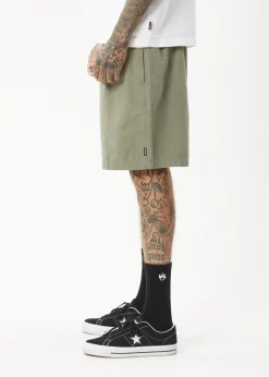 Shorts<Afends Ninety Eights  - Oversized Short 20" Olive