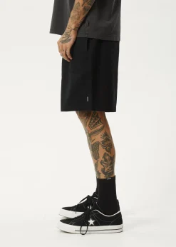 Shorts<Afends Ninety Eights  - Oversized Short 20" Black