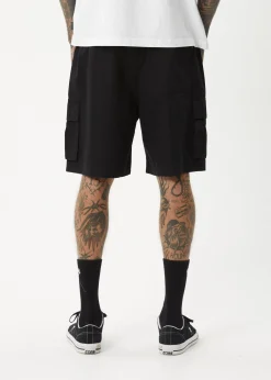 Shorts<Afends Ninety Eights Cargo  - Oversized Cargo Short 20" Black