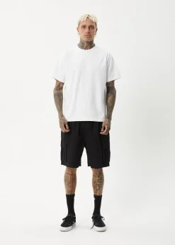 Shorts<Afends Ninety Eights Cargo  - Oversized Cargo Short 20" Black