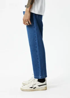 Jeans<Afends Ninety Twos - Denim Relaxed Jean Authentic Blue