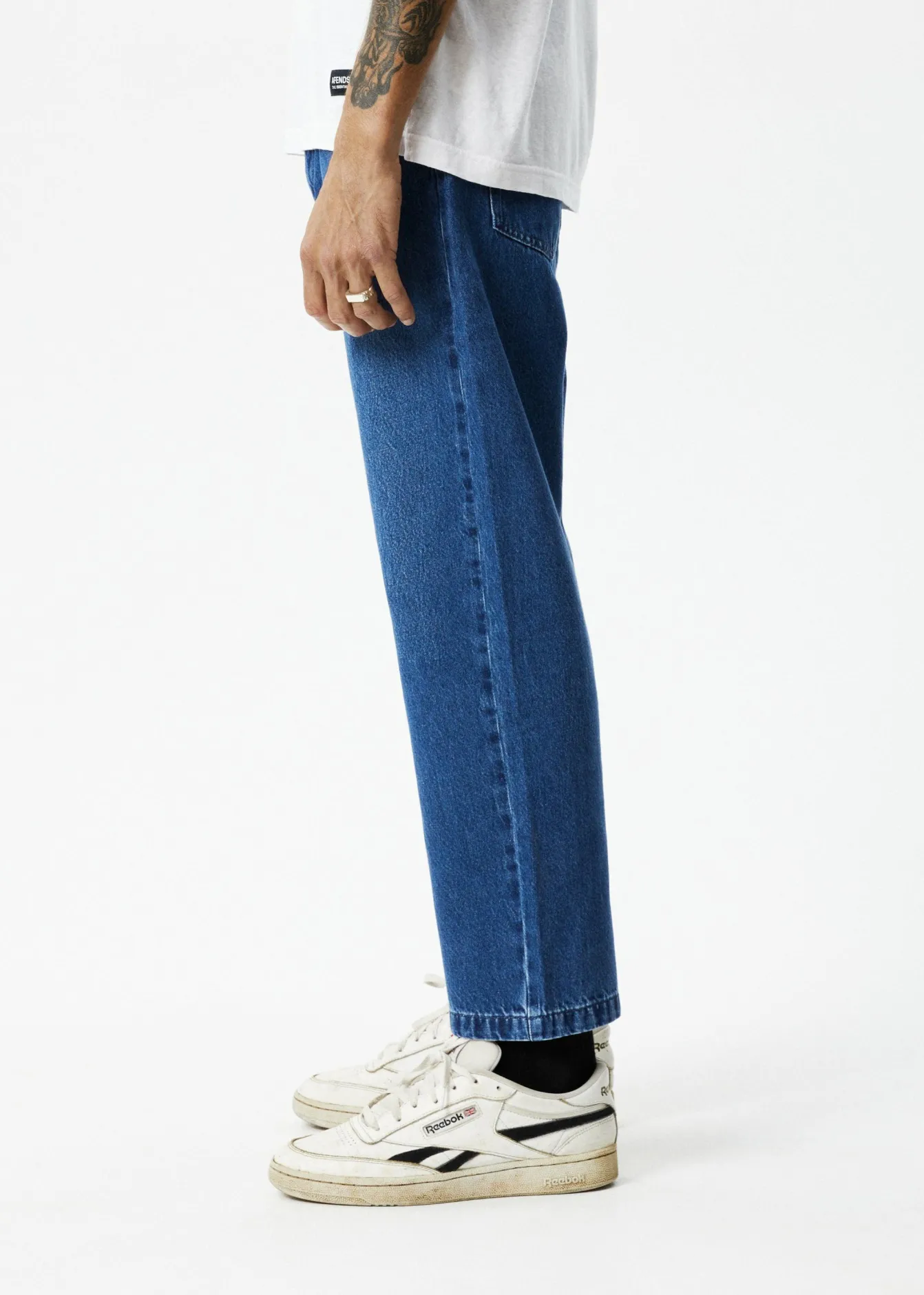 Jeans<Afends Ninety Twos - Denim Relaxed Jean Authentic Blue