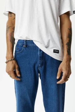 Jeans<Afends Ninety Twos - Denim Relaxed Jean Authentic Blue