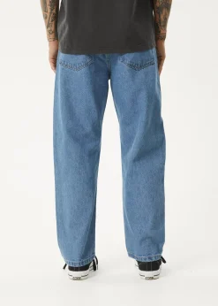 Jeans<Afends Ninety Two'S  - Denim Relaxed Jean Worn Blue