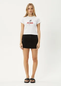 Tees & Shirts<Afends No Fury  - Baby Tee White