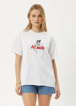 Tees & Shirts<Afends No Fury  - Oversized Tee White