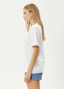 Tees & Shirts<Afends No Fury  - Oversized Tee White