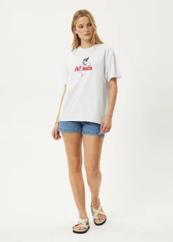 Tees & Shirts<Afends No Fury  - Oversized Tee White