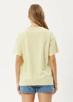 Tees & Shirts<Afends No Fury  - Oversized Tee Lemongrass