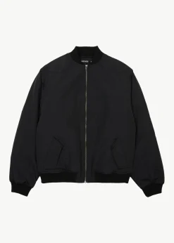 Jackets|Outerwear<Afends No More Bombs  - Bomber Jacket Black