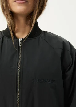 Jackets|Outerwear<Afends No More Bombs  - Bomber Jacket Black