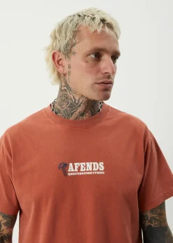 T-Shirts<Afends Nuts N Bolts  - Heavyweight Boxy Tee Terra