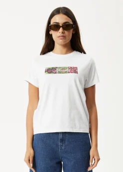 Tees & Shirts<Afends On Top  -  Regular Tee White