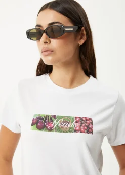 Tees & Shirts<Afends On Top  -  Regular Tee White