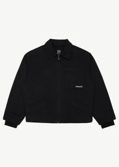 Jackets|Outerwear<Afends Oracle  - Workwear Jacket Black