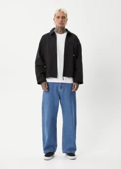 Jackets|Outerwear<Afends Oracle  - Workwear Jacket Black