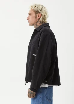 Jackets|Outerwear<Afends Oracle  - Workwear Jacket Black